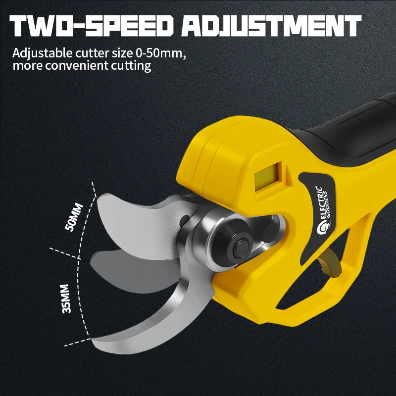 Brushless Electric Scissor Garden Trimmer 30mm Cutting Electric Pruning Shears Garden Power Tools for Dewalt 20V Battery Pins