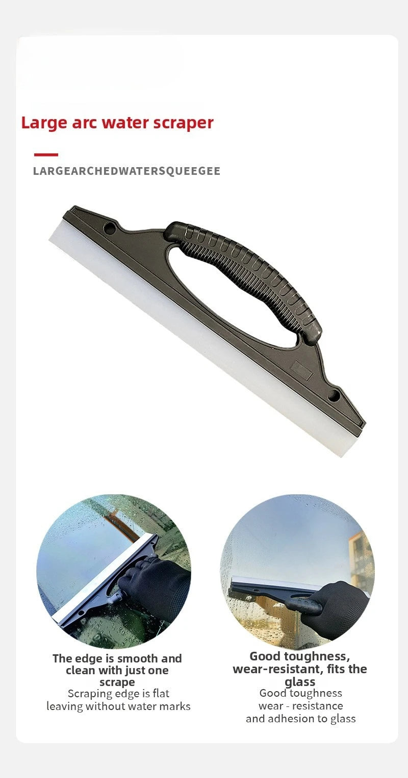 Car Wash Wiper Glass Wiiper Seamless Windshield Handle Silicone Scraper Anti Slip Automotive Beauty Film Application Tools