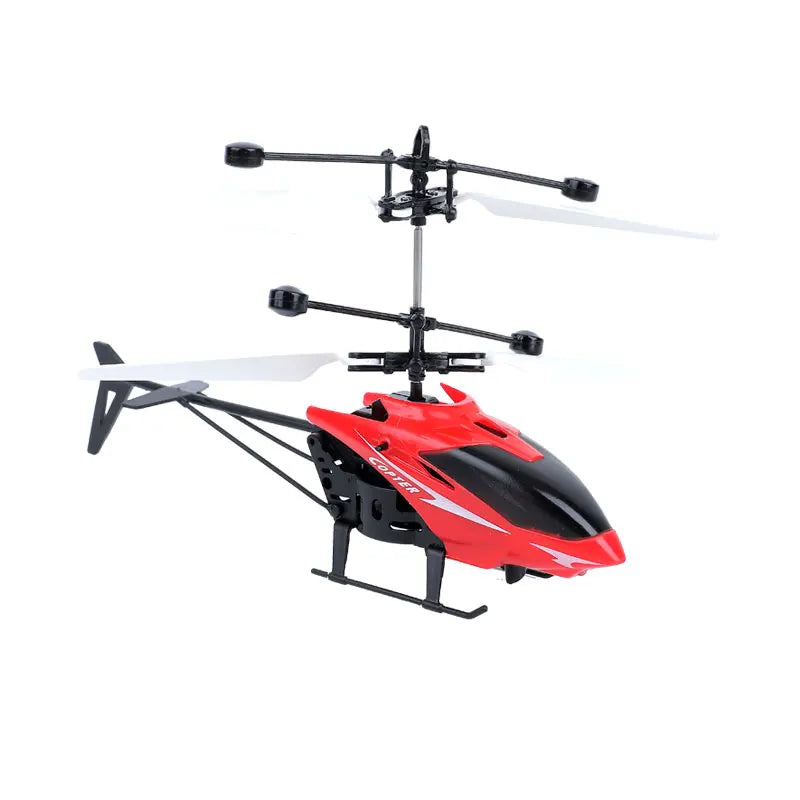 Rechargeable Mini Remote Control Helicopter Wireless Remote Control Infrared Induction Aircraft Children's Toy Aircraft Model