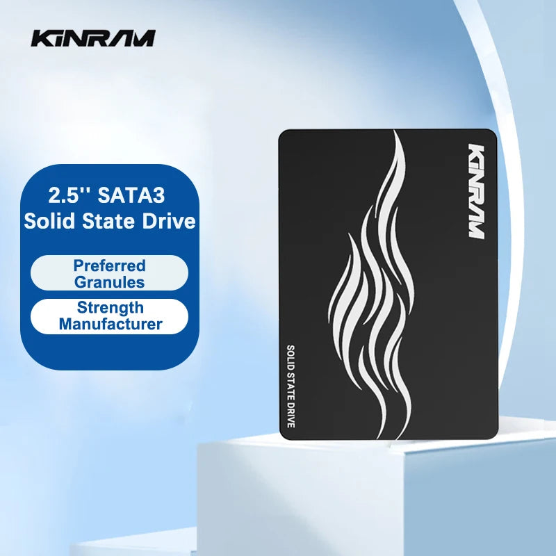KinRam 2.5 SATA3 SSD 512GB 240GB 256GB Laptop Hard Disk 128GB 120GB 64GB HDD Internal SATA 3 Solid State Drive For PC Desktop