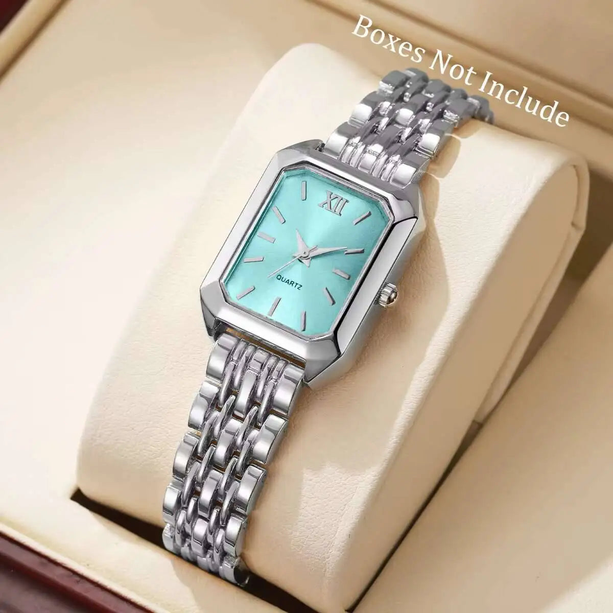 Fashion Rectangle Women Quartz Watch Luxury Analog Wristwatches Reloj Mujer Girls Clock Gift(Without Box)