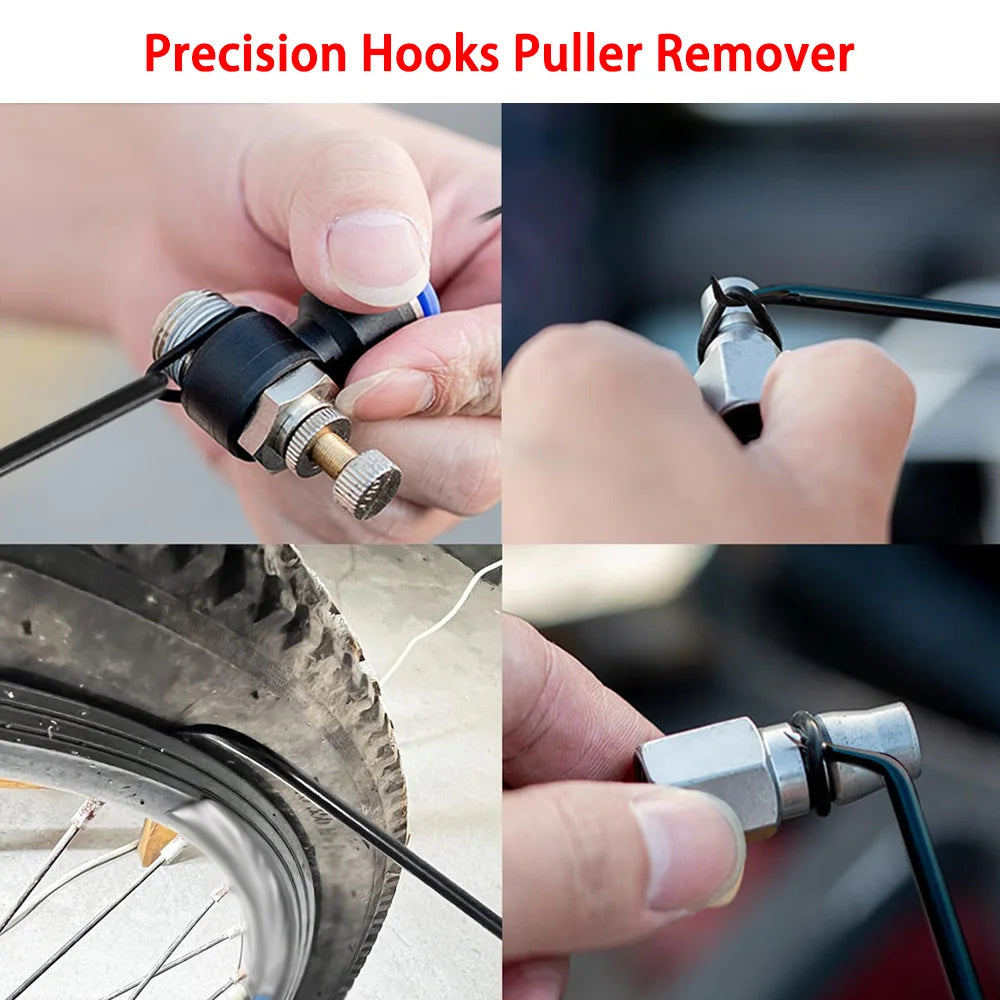 10/4Pcs Precision Oil Seal Pick Tool, Seal Puller, Easy Removal Tool Car Oil Seals O-Rings, Pick Tool, Precision Pick & Hook Set