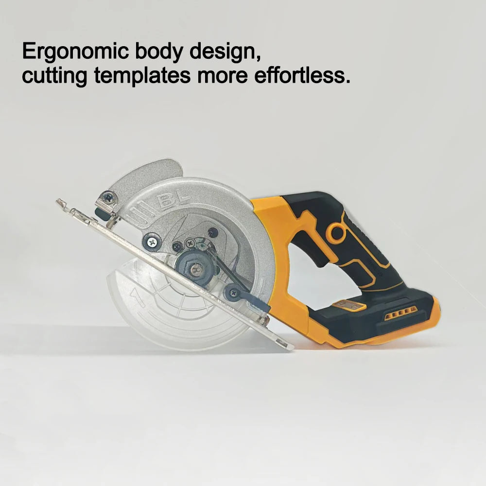 5.5IN Brushless External Rotor Cordless Circular Saw High Power Compatible with Dewalt 18V Battery Electric Cutting Tool