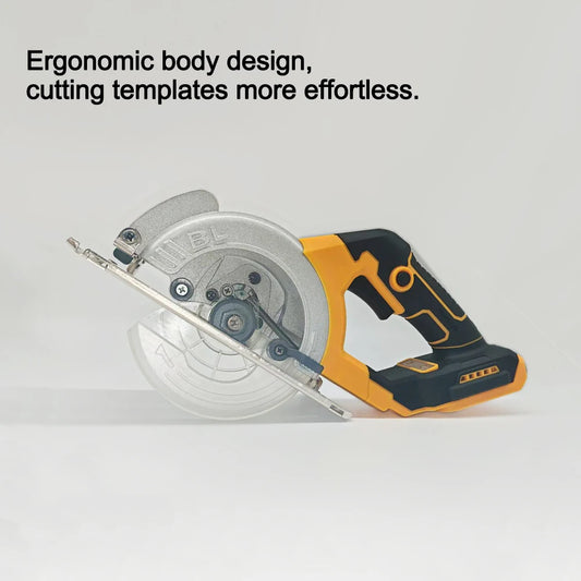 5.5IN Brushless External Rotor Cordless Circular Saw High Power Compatible with Dewalt 18V Battery Electric Cutting Tool