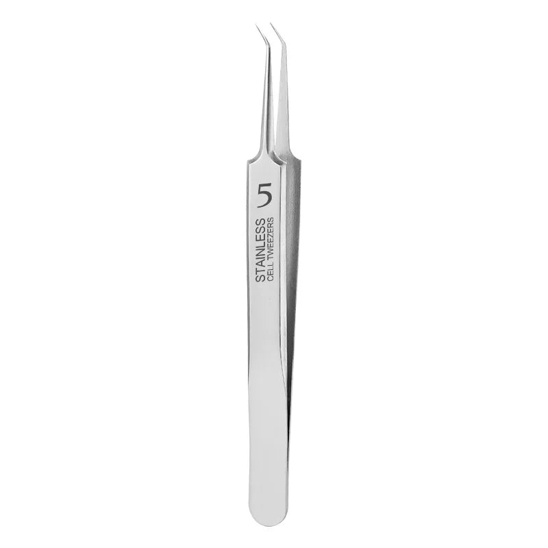 German Ultra-fine No. 5 Cell Pimples Blackhead Clip Tweezers Beauty Salon Special Scraping & Closing Artifact Acne Needle Tool
