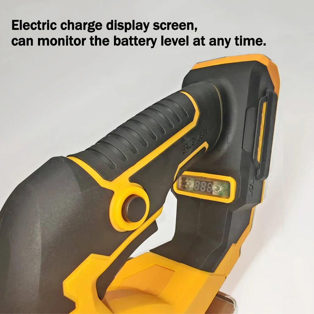 5.5IN Brushless External Rotor Cordless Circular Saw High Power Compatible with Dewalt 18V Battery Electric Cutting Tool