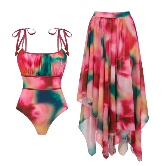 New Tankini Swimwears Tankini Set Sexy Swimsuit Women Summer Bathing Suit Bikini Set Sleeveless Beach Swimming Suit Female