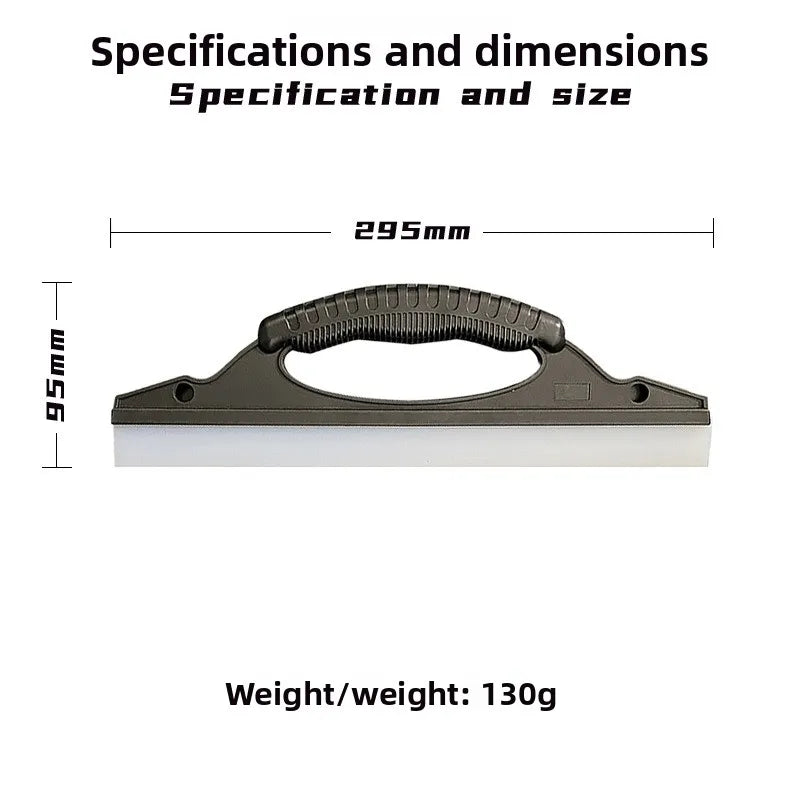 Car Wash Wiper Glass Wiiper Seamless Windshield Handle Silicone Scraper Anti Slip Automotive Beauty Film Application Tools