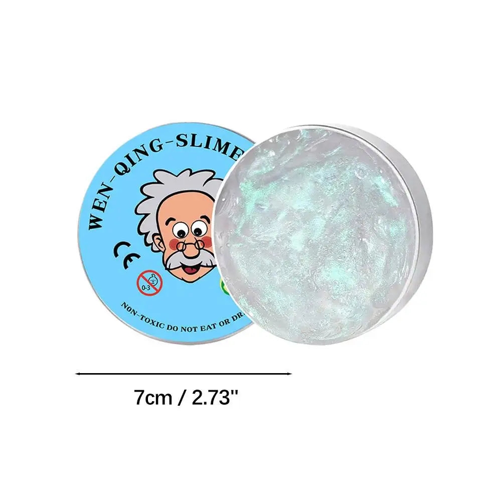 Reusable Putty Liquid Crystal Bouncy Slime Toy Kid Safe Mud Stress Relief Color Clay Shape Handmade DIY Handgum Playdough