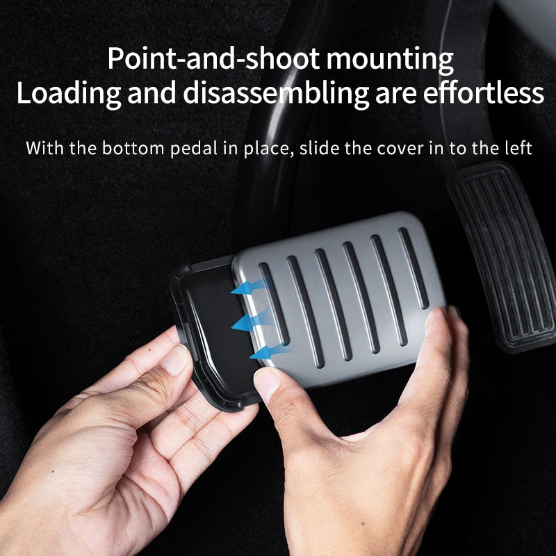 TESY For Tesla All Model YL Y Juniper Launch Model 3 Highland Accelerator Brake Pedal Anti Slip Foot Rest Cover