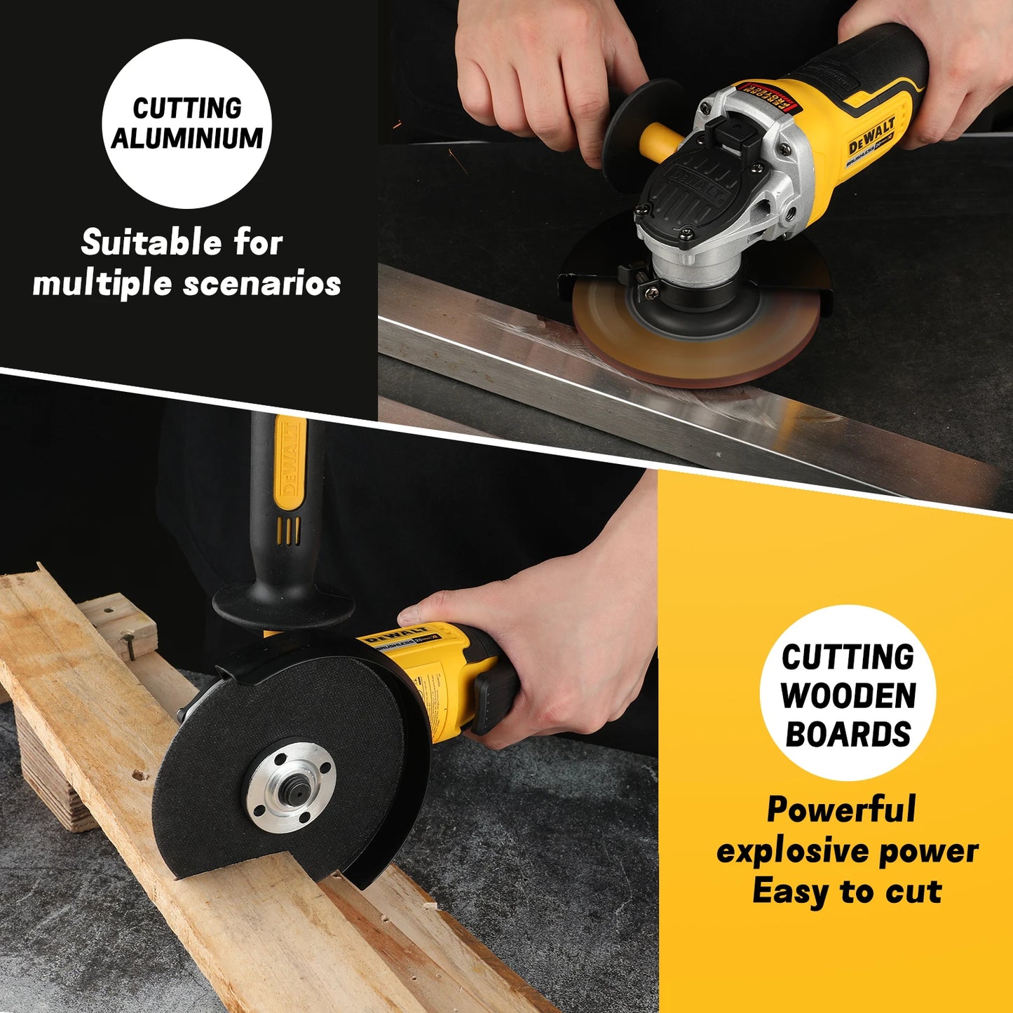 DEWALT DCG406 20V MAX XR Cordless Brushless 125mm Angle Grinder,Bare Tool Only - Efficient Cutting, Grinding & Polishing Machine