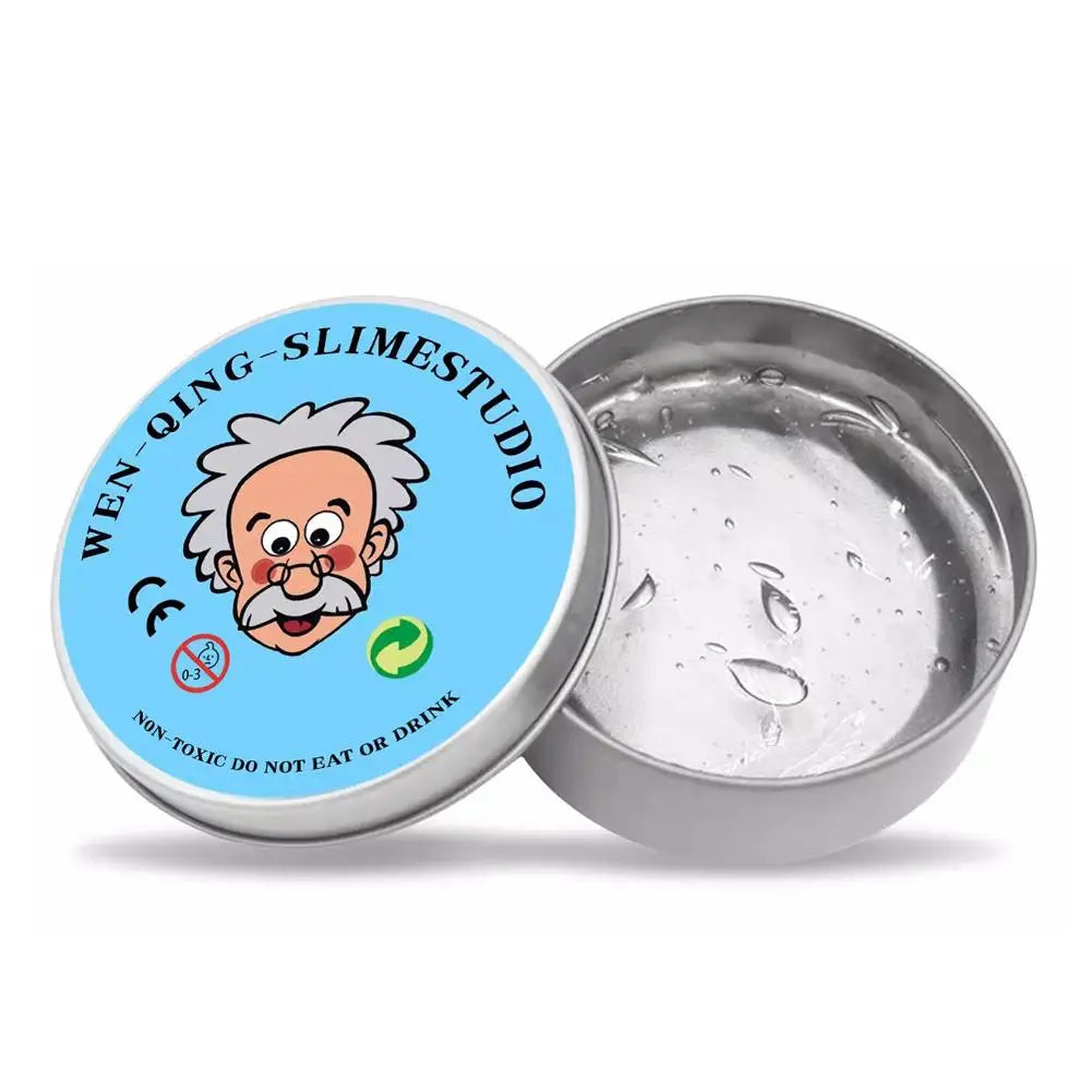 Reusable Putty Liquid Crystal Bouncy Slime Toy Kid Safe Mud Stress Relief Color Clay Shape Handmade DIY Handgum Playdough