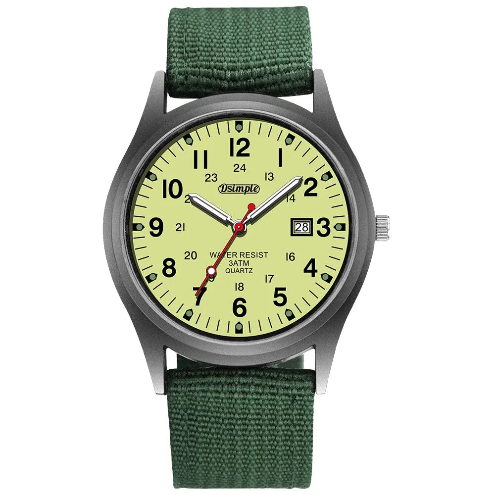 2023 Fashion Men Watches Luxury Brand Fashion Mens Quartz Watch Luminous Hands Male Clock Big Dial Waterproof Man Wristwatch