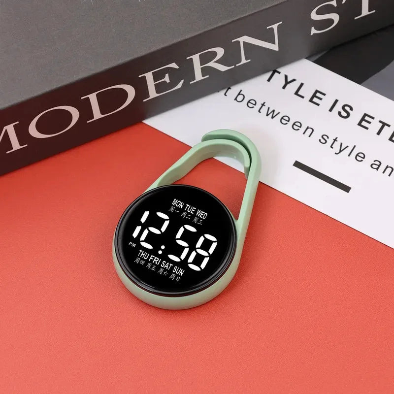 LED Electronic Hanging Watch Night Light Digital Electronic Hanging Watch Pocket Watch