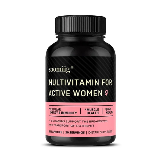 Women's Daily Multi Capsules - Daily Multivitamin To Support Bone Health,Cellular Energy and Immune Health - 120 Capsules