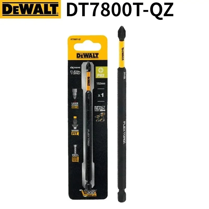 DeWalt Impact-Resistant, Non-Slip, Ultra-Hard Phillips Head Bits, High-Hardness, Strong Magnetic Screwdriver Bits