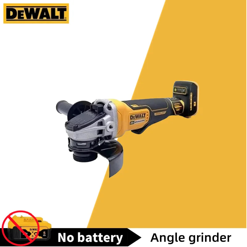 DEWALT DCG406 20V MAX XR Cordless Brushless 125mm Angle Grinder,Bare Tool Only - Efficient Cutting, Grinding & Polishing Machine