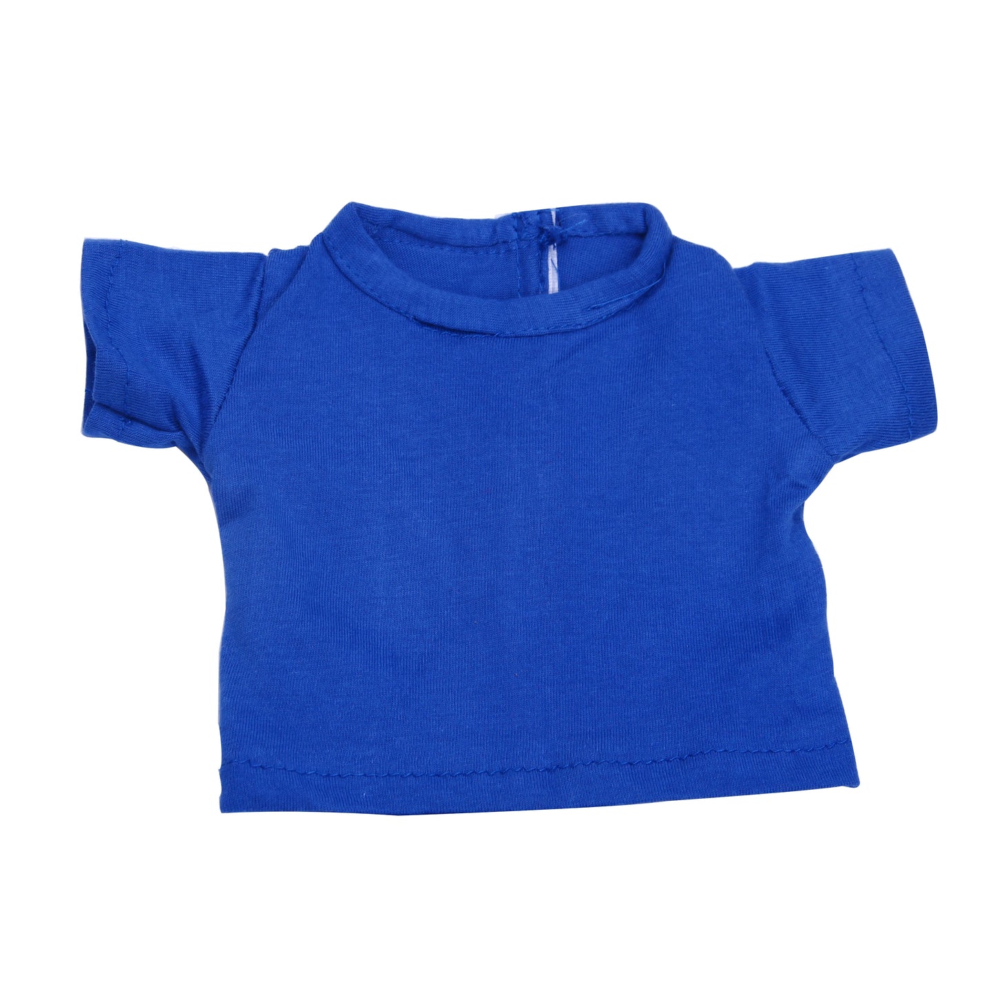 Doll Clothes Summer T-shirt Pure Cotton Short Sleeve Handmade Solid Color Clothes For 16-18Inch ,43cm Baby Doll  DIY Toys Gifts