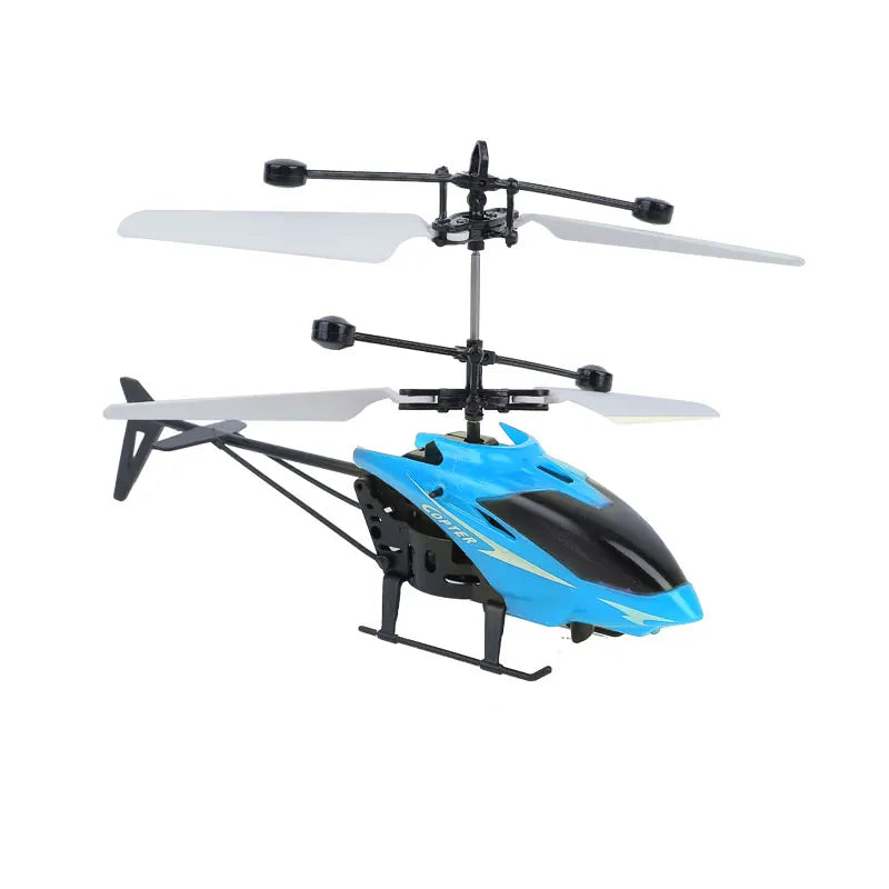 Rechargeable Mini Remote Control Helicopter Wireless Remote Control Infrared Induction Aircraft Children's Toy Aircraft Model