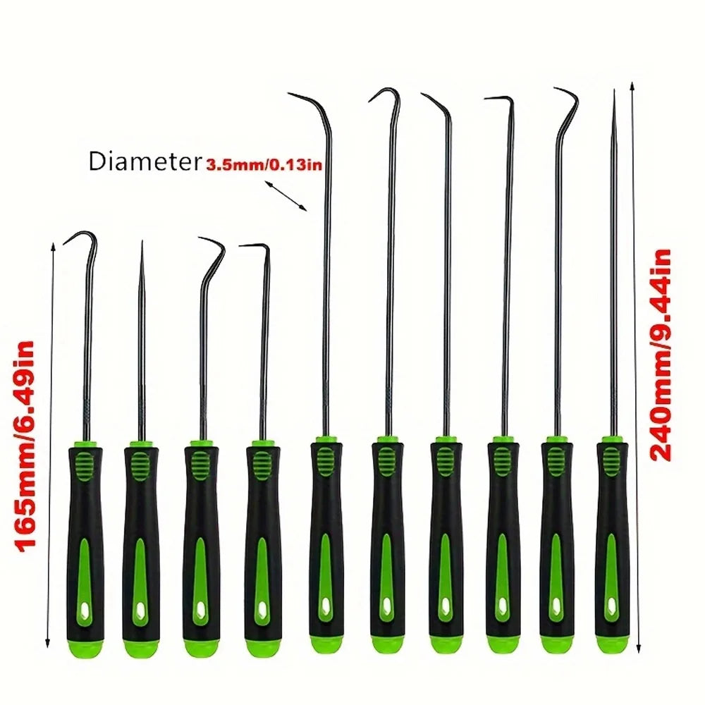 10/4Pcs Precision Oil Seal Pick Tool, Seal Puller, Easy Removal Tool Car Oil Seals O-Rings, Pick Tool, Precision Pick & Hook Set