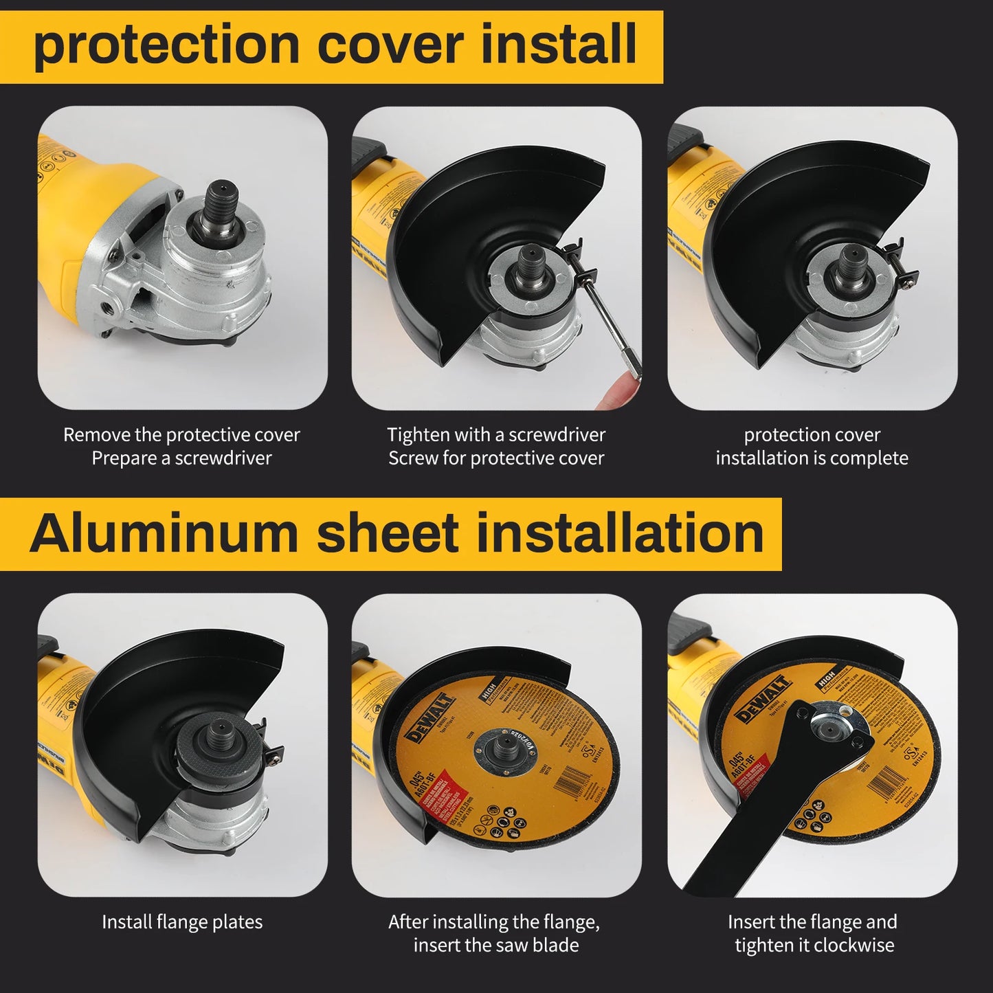 DEWALT DCG406 20V MAX XR Cordless Brushless 125mm Angle Grinder,Bare Tool Only - Efficient Cutting, Grinding & Polishing Machine