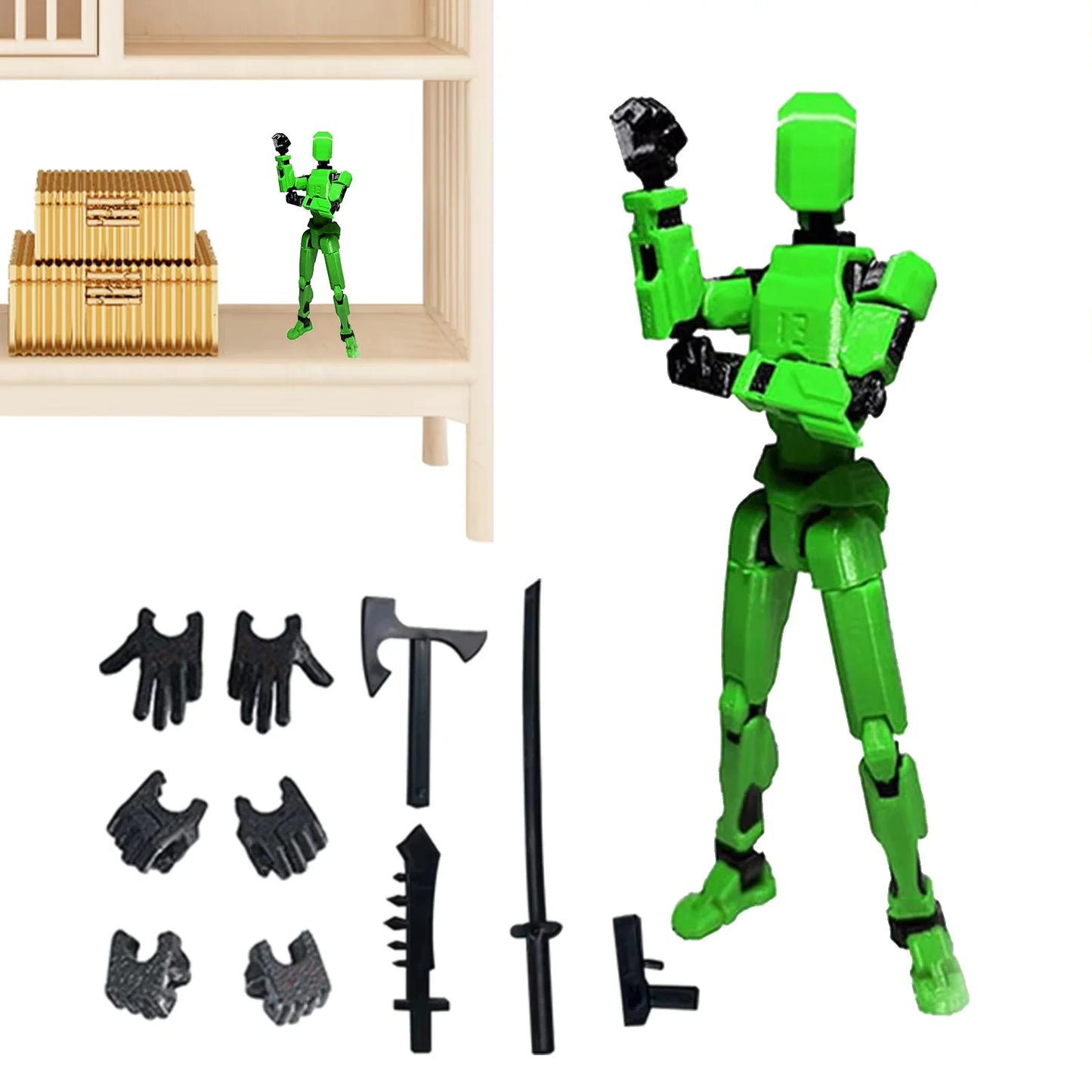 1PC 13 Joints Figure Articulate Movable Dummy Doll Diy Assembly Toy 3D Printed Action Figure Stop Motion Animation Dummy