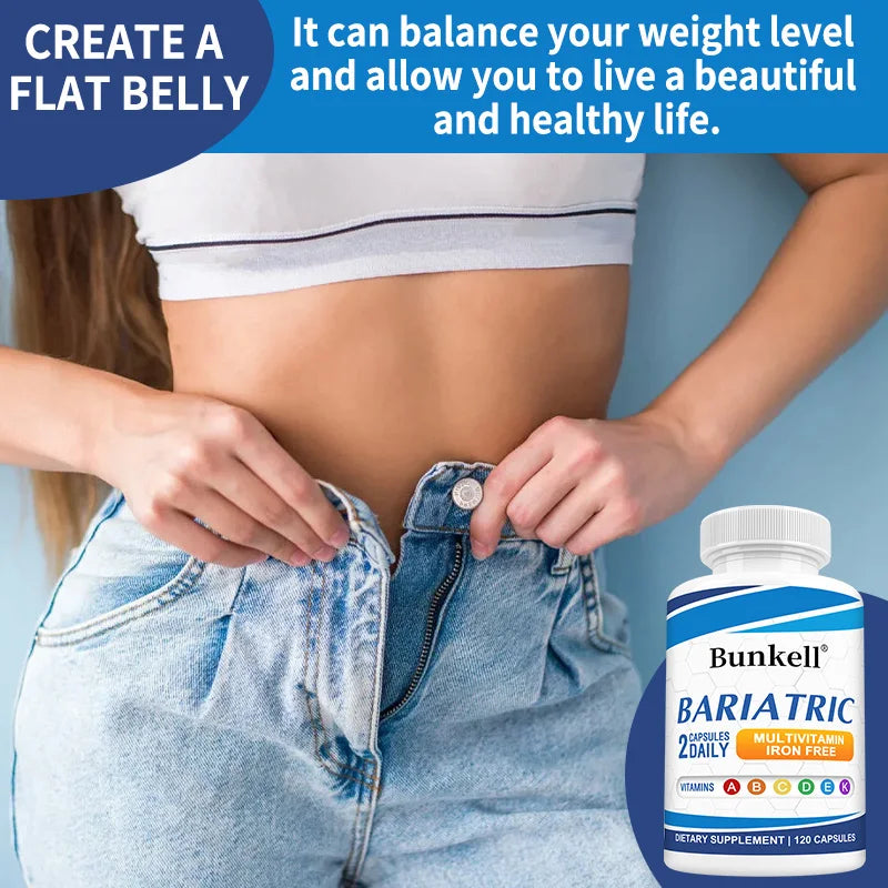 Multivitamin Capsules - Daily Support -for Energy, Immunity - with Vitamin A, C, D, B-Complex - Soy & Gluten-Free, Non-GMO