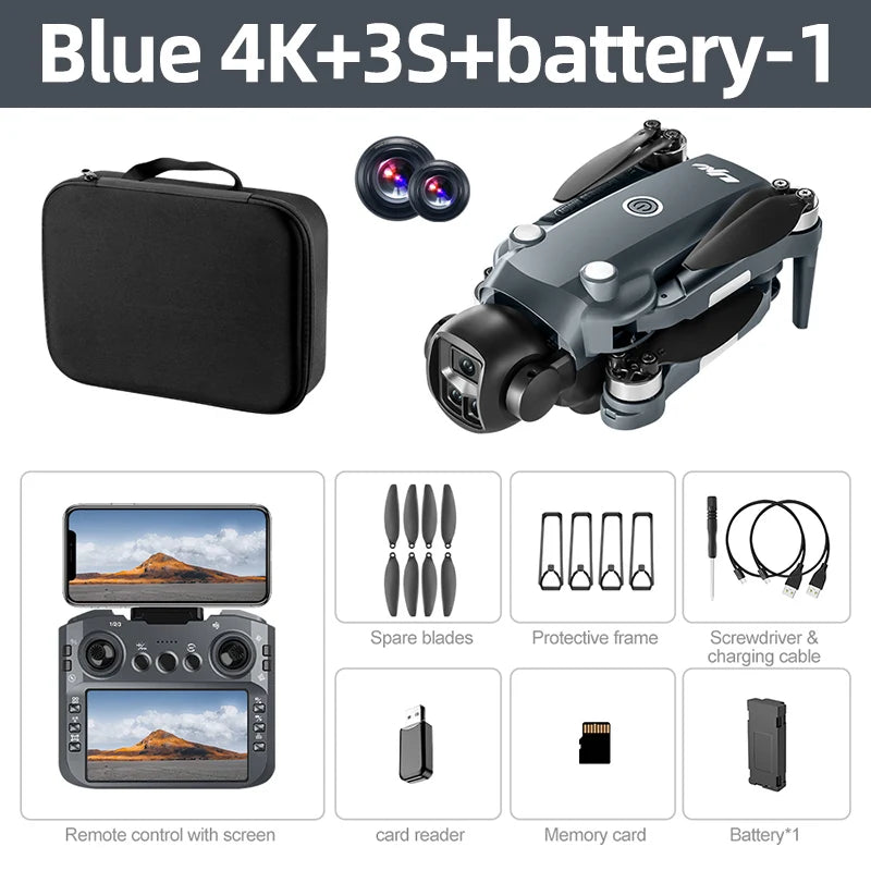 Original V988 Camera Drone 8K Professional Dron 4K With Screen Under 249g Remote Control  Brushless RC Quadcopter Toys New