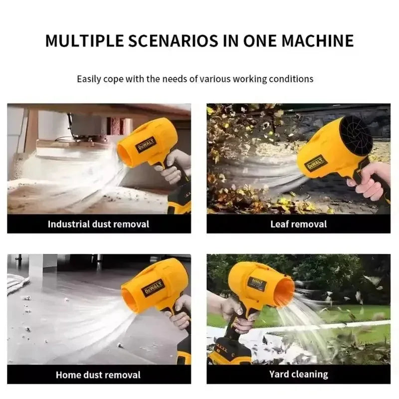 Dewalt Brushless Turbo Fan Leaf Blower Wireless Handheld Dusting Tool 30000RPM 20V for Sweeping Leaves And Dust
