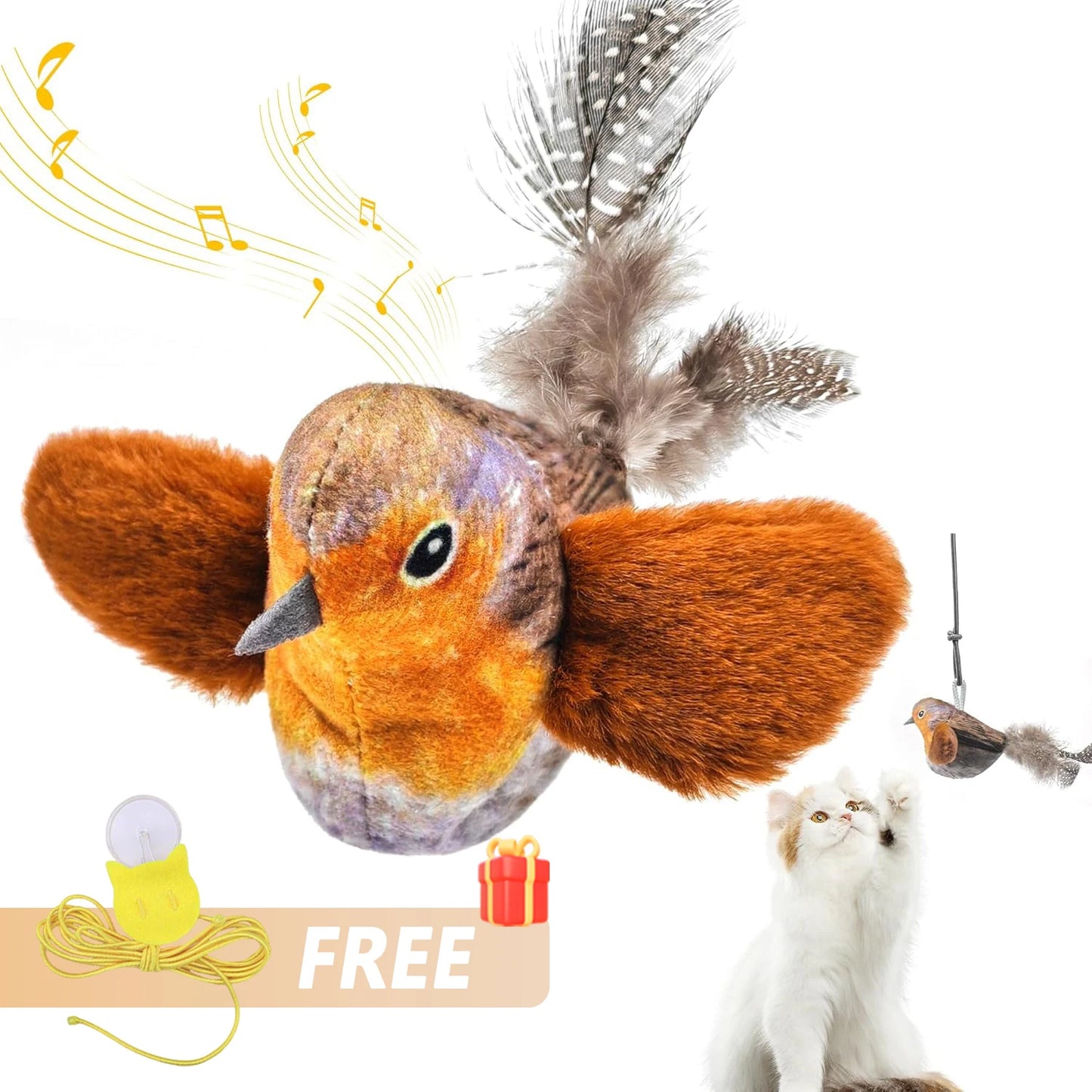 iLMH 1/2 PCS Cat Interactive Ball Toy Automatic Rolling Ball Faux Tail Rechargeable Smart Pet Electric Toy Pet Toy Imitate Mouse