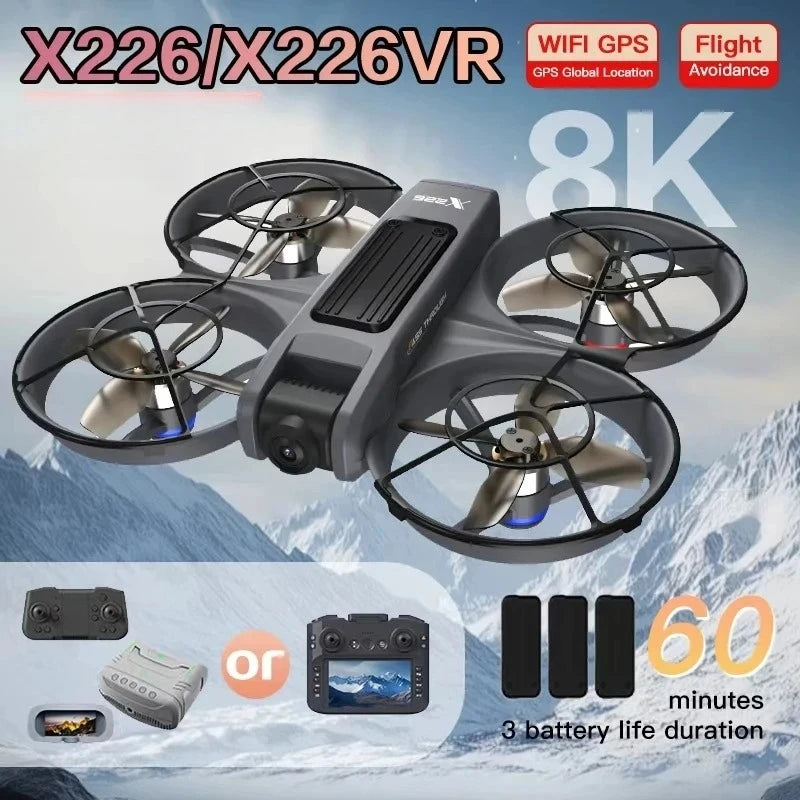 Original Mini Drone X226/X226VR Drones 4K Professional Remote Control Helicopter Plane RC Dron Quadcopter Toys Gift for Kids