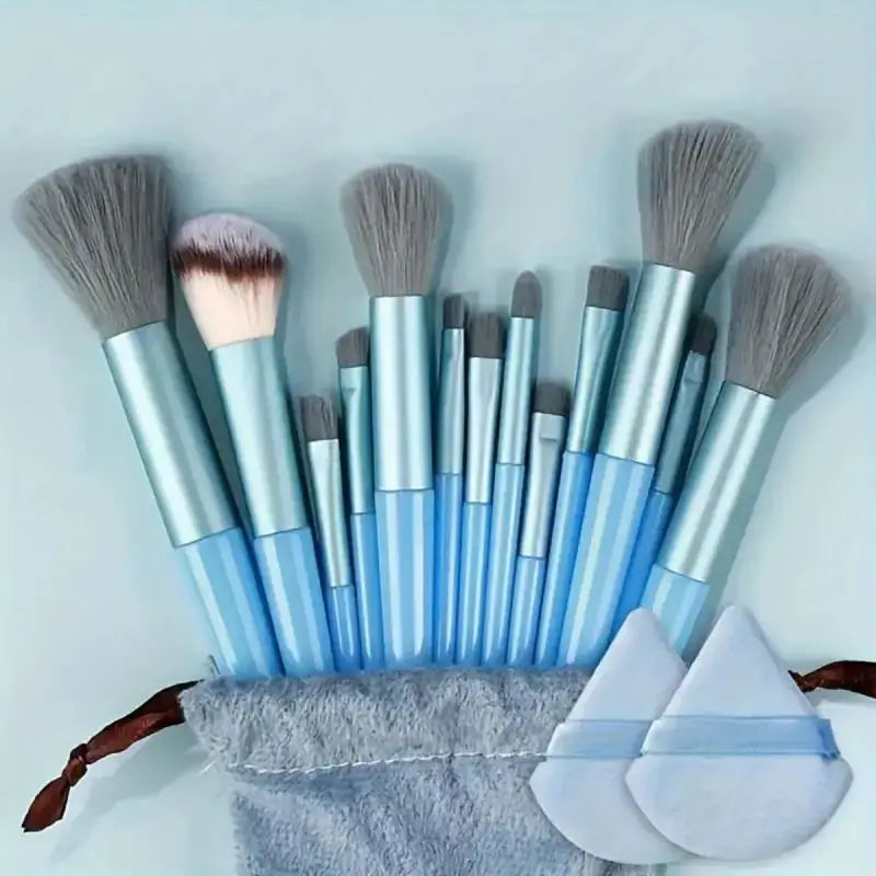 Professional Makeup Brush Set - Soft Fluffy Kabuki & Blending Brushes for Foundation, Powder, Eyeshadow | Beauty Tools Kit