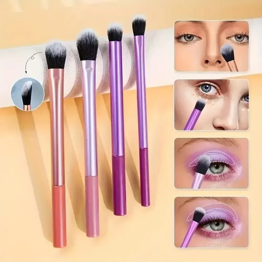 8pc Multi-color Makeup Brush Loose Powder Brush Blush Brush Lip Brush Eyeshadow Brush Professional Makeup Brush Set For Cosmetic