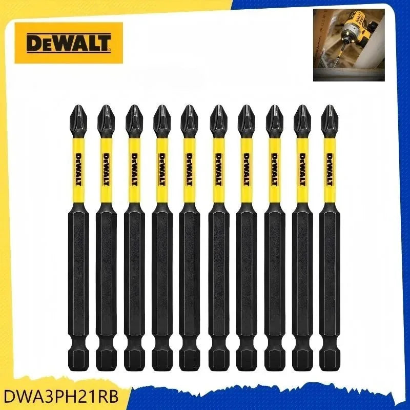 DEWALT DWA3PH21RB PH2 Impact Bits Set - 1/5PCS 89mm High Hardness No Wear/Stripping for Power Drills DIY Pro Use