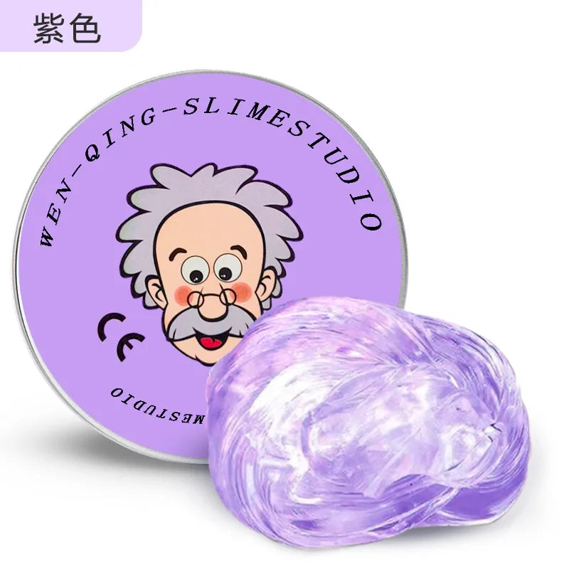Reusable Putty Liquid Crystal Bouncy Slime Toy Kid Safe Mud Stress Relief Color Clay Shape Handmade DIY Handgum Playdough