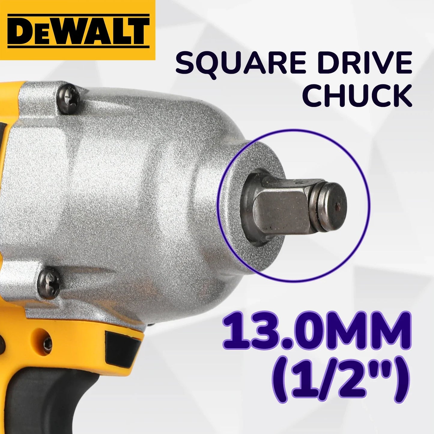 DeWalt DCF900 High Torque Brushless 20V Electric Impact Wrench Powered Electric Durable for Professiona Naked Tool