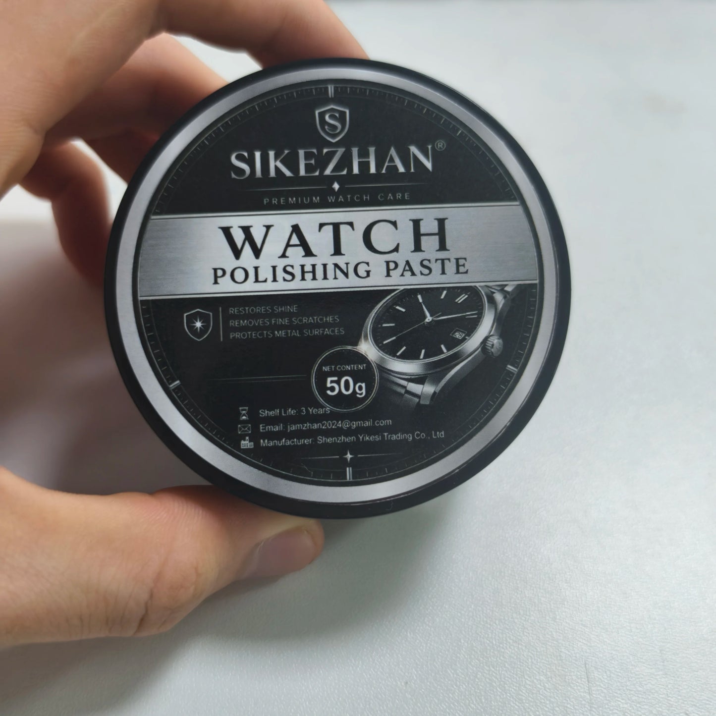 Premium Watch Polishing Paste Pro Metal Scratch Remover Cleaner Stainless Steel Jewelry Care Restore Shine Compound Tool 50g