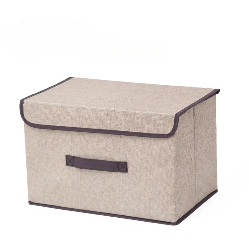 Fold Non Woven Fabric Storage Box Gray Home Supplies Clothing Underwear Sock And Kid Toy Storage Organizer Cosmetics