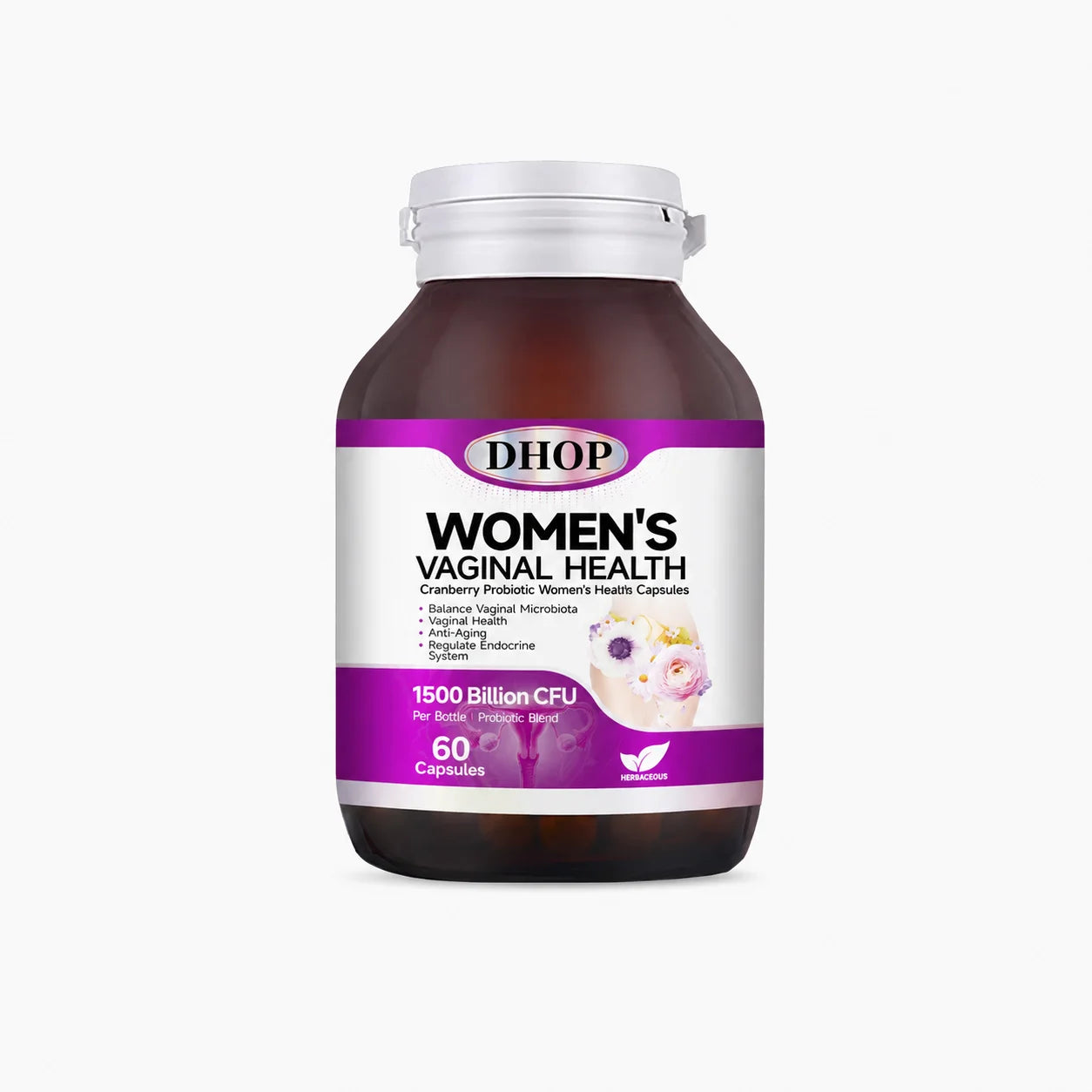 Women Vaginal Health Capsules 60 Count with Multivitamin,Probiotic Blend — Support Urinary System Wellness & Balanced Microbiota