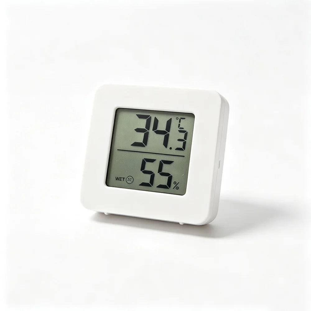 LED Thermometer Thermo-Hygrometer Multifunction Electronic Clock Temperature Humidity Meter Weather Station for Home With Alarm