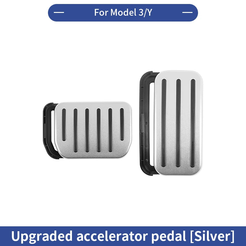 TESY For Tesla All Model YL Y Juniper Launch Model 3 Highland Accelerator Brake Pedal Anti Slip Foot Rest Cover