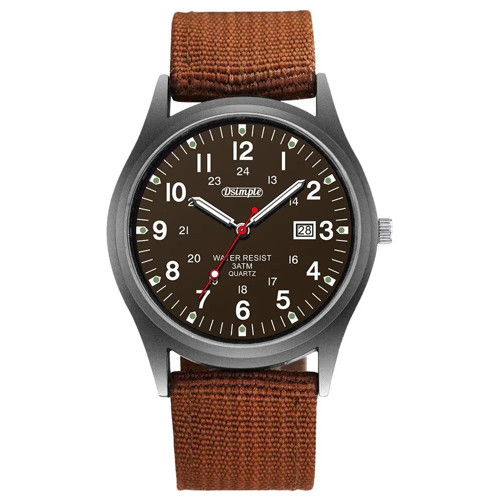 2023 Fashion Men Watches Luxury Brand Fashion Mens Quartz Watch Luminous Hands Male Clock Big Dial Waterproof Man Wristwatch
