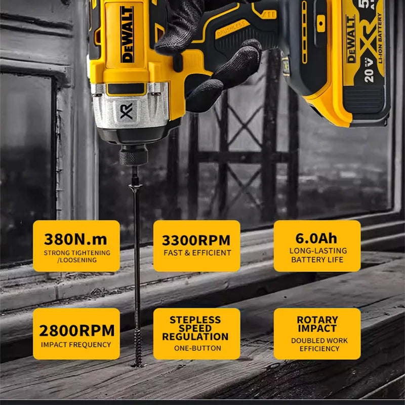 DeWalt DCF887 20V Brushless Cordless Impact Driver 205N.m Electric Screwdriver Impact Drill With LED Light For Dewalt 20V Batter