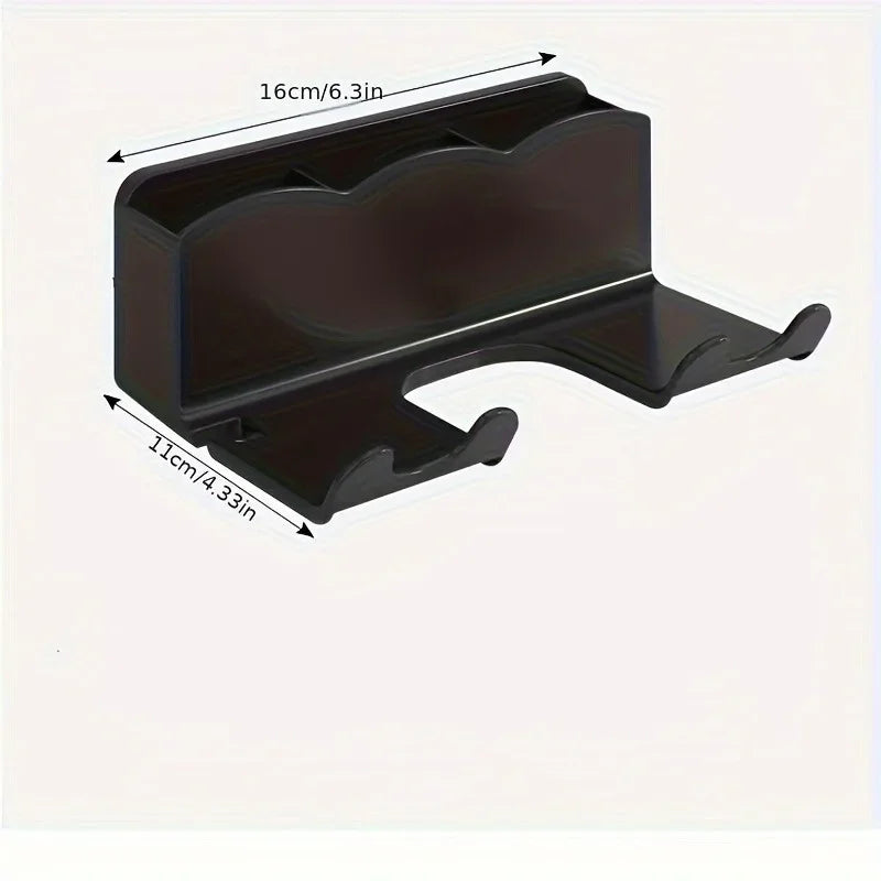 Wall Mounted Hair Dryer Bracket, For Bathroom Shelves Without Drilling, Hair Dryer Bathroom Storage Rack