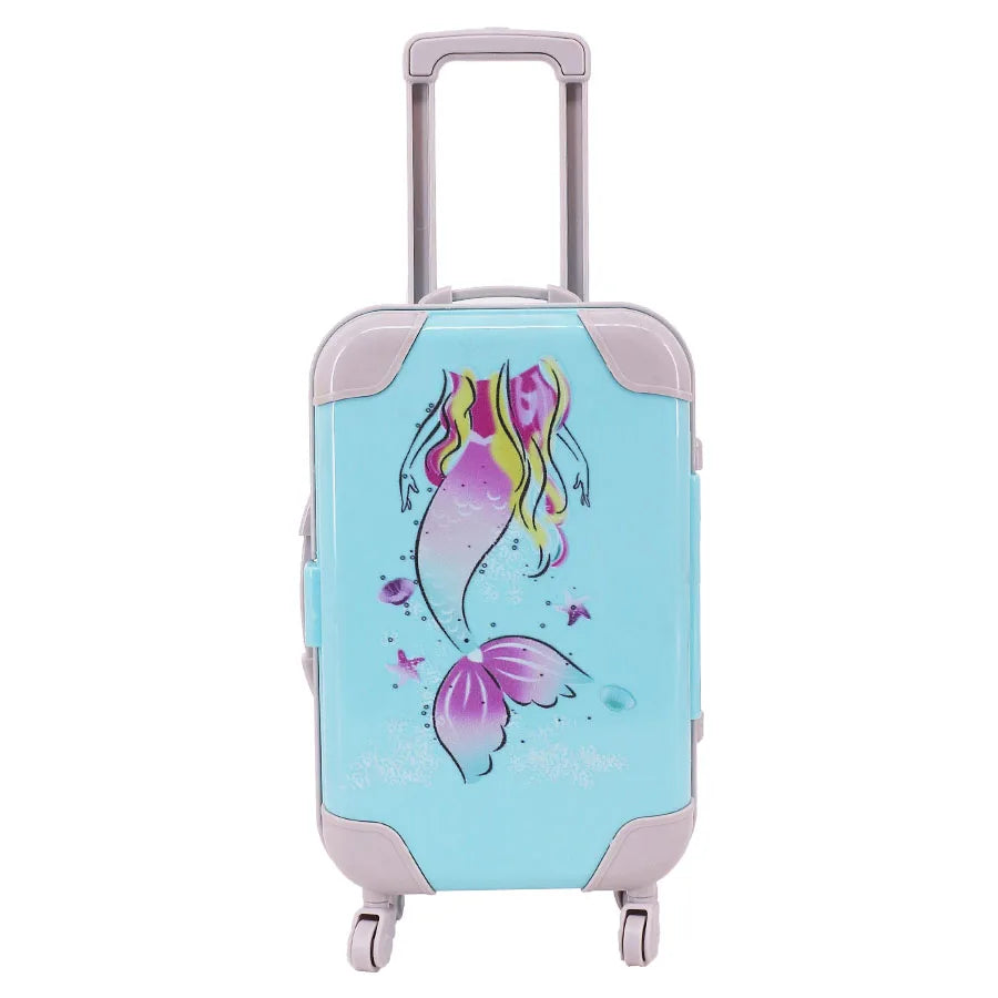 The Latest Doll Luggage For 43cm Baby Doll Clothes Accessories For Labubu,18 Inch American Doll Girl's Toys,babi Doll,1/3 Bjd
