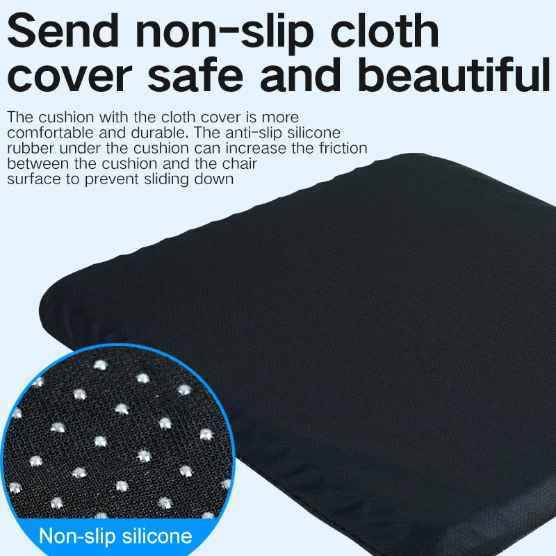 Gel Seat Cushion Summer Breathable Honeycomb Design For Pressure Relief Back Tailbone Pain - Home Office Wheelchair Chair Cars