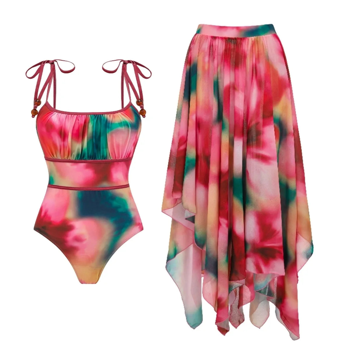 New Tankini Swimwears Tankini Set Sexy Swimsuit Women Summer Bathing Suit Bikini Set Sleeveless Beach Swimming Suit Female