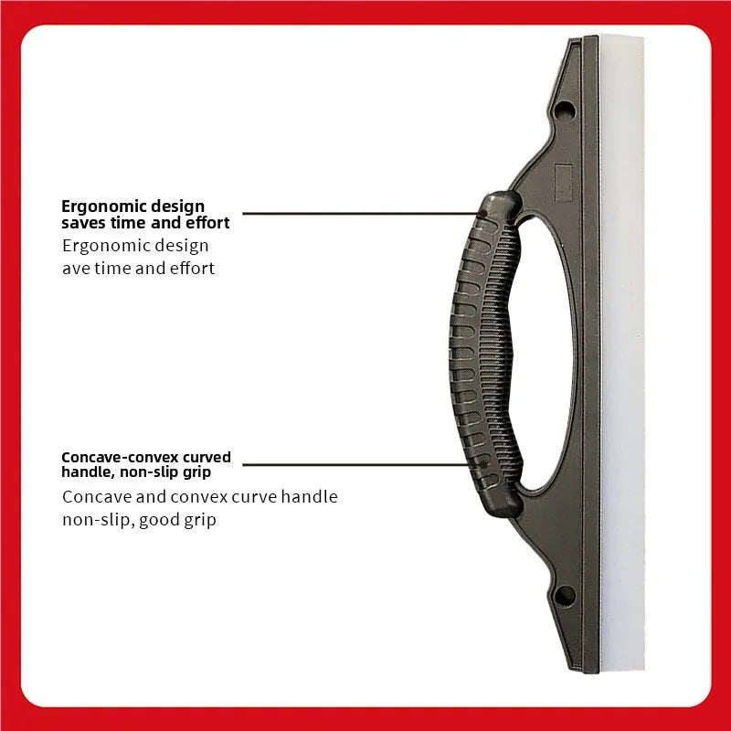 Car Wash Wiper Glass Wiiper Seamless Windshield Handle Silicone Scraper Anti Slip Automotive Beauty Film Application Tools