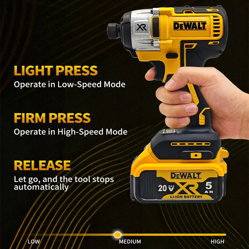 DeWalt DCF887 20V Brushless Cordless Impact Driver 205N.m Electric Screwdriver Impact Drill With LED Light For Dewalt 20V Batter