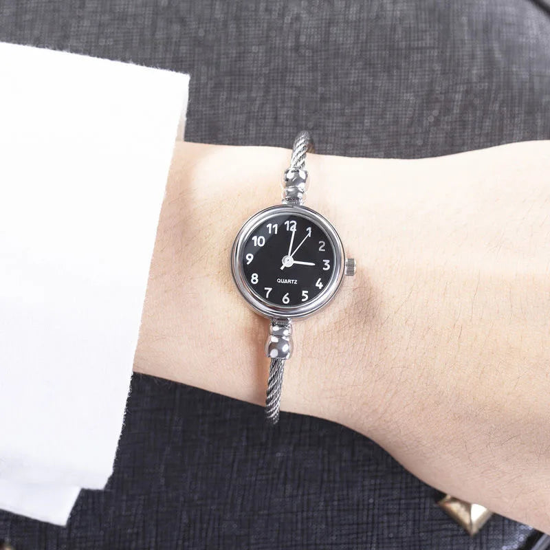 2PCS Fashion Luxury Women's Watch Gold Fine Strap Ladies Watch For Bracelet Montre Femme Female Wrist Watch Women Clock Relojes